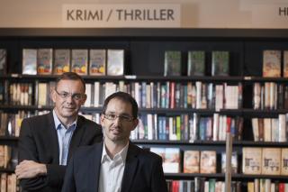 Verleger Markus Hatzer und Buchhändler Markus Renk. Geschäftsführer der Medici GmbH.